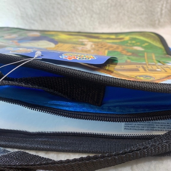 Nick Jr Go Diego Go 2 in 1 Auto Travel Desk 2006 dry erase board bag New 14" - Picture 10 of 13